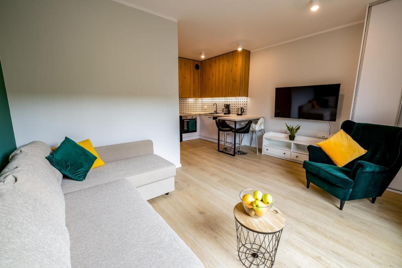 Uroczy Apartament Typu Studio W Scislym Centrum Szczecina Екстер'єр фото